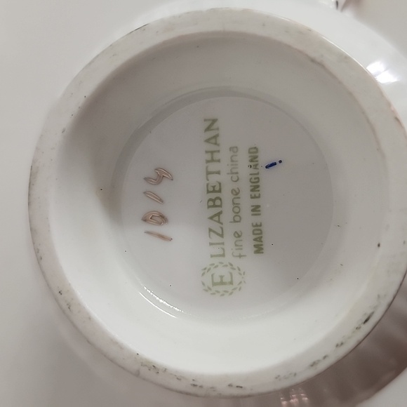 Elizabethan Masonic Eastern Star fine bone china tea cup with matching S… - Picture 5 of 6